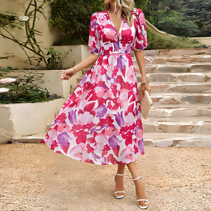 Evelyn's The Sandrine Elegance Midi Dress