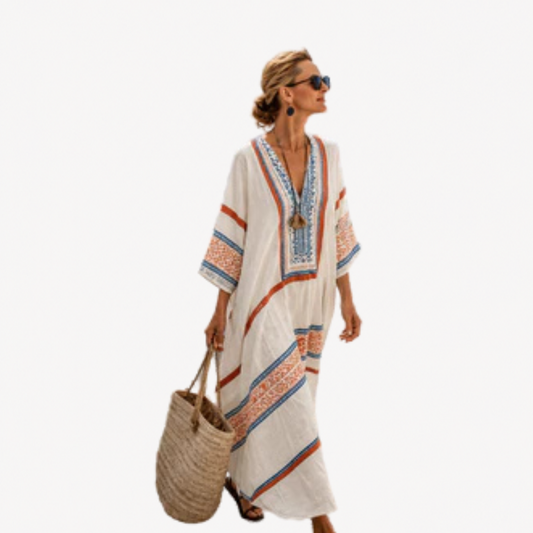 AURÉLIA™ | Le Caftan Fluide Qui Sublime Sans Mouler