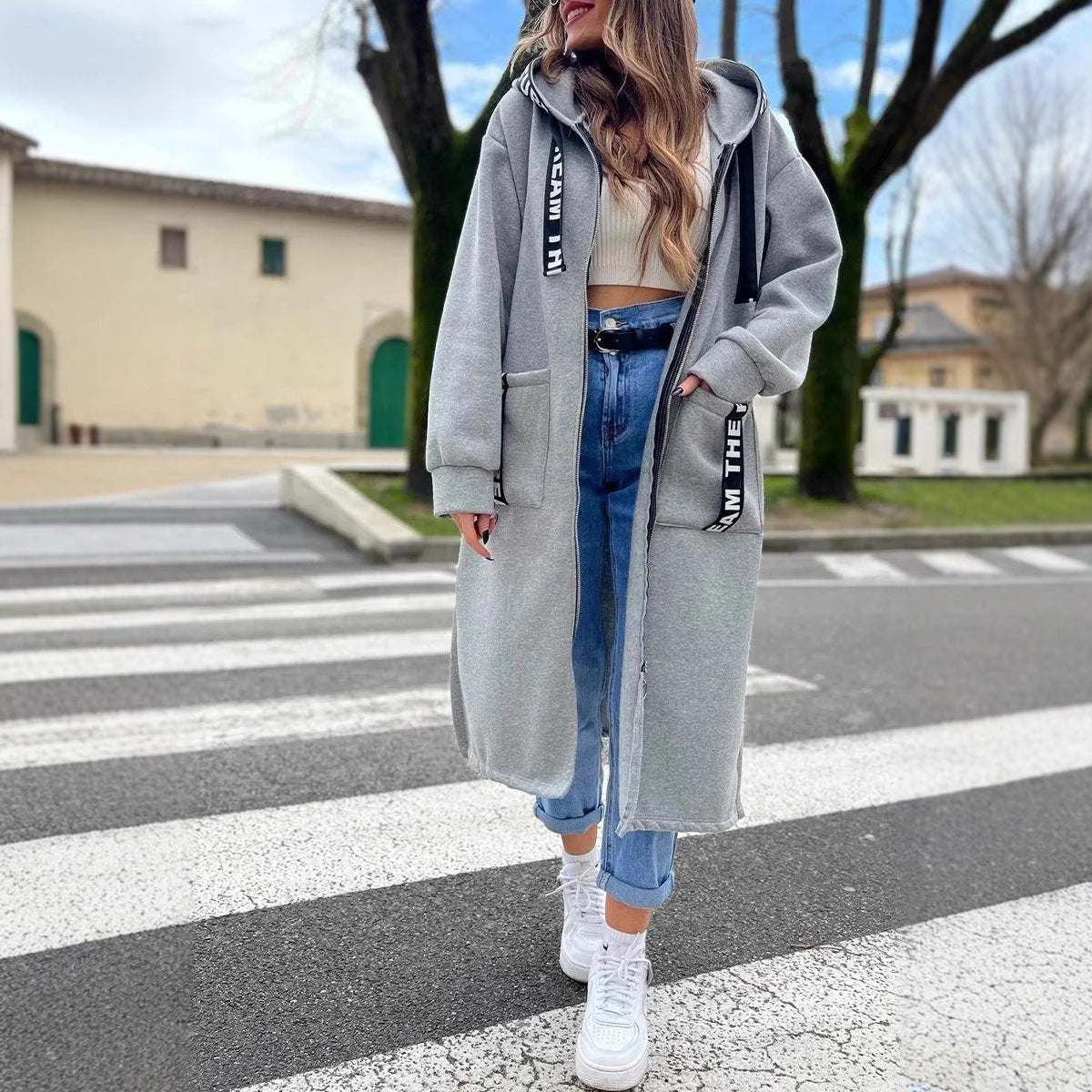 Élise™ | Le Manteau Long Cocoon qui Allie Chaleur & Allure
