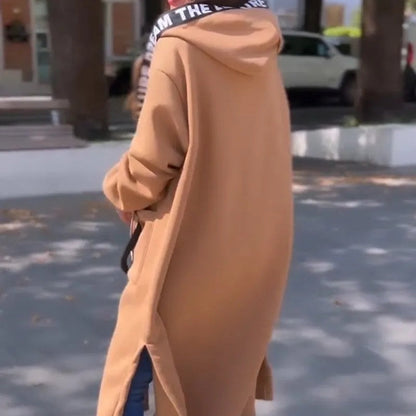 Élise™ | Le Manteau Long Cocoon qui Allie Chaleur & Allure