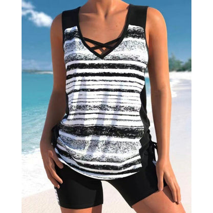 COCO ™ | Maillot de bain tankini imprimé à deux pièces