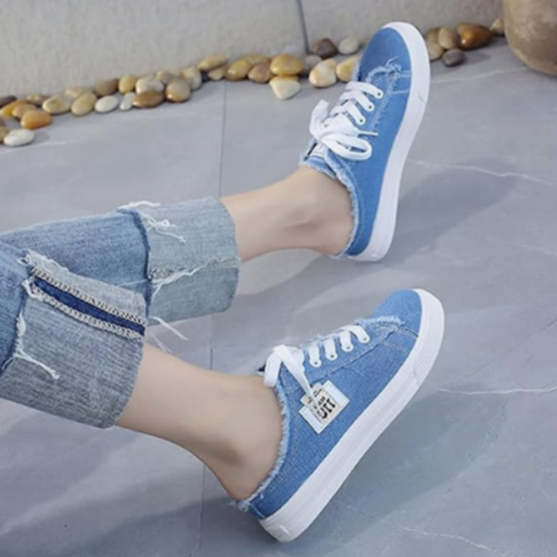 PAVARD ™  LES SNEAKER MULE ORTHOFLEX  EN DENIM