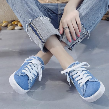 PAVARD ™  LES SNEAKER MULE ORTHOFLEX  EN DENIM